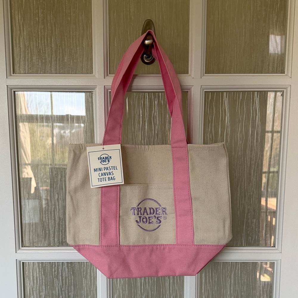Trader Joe’s Mini Pastel Tote Bag